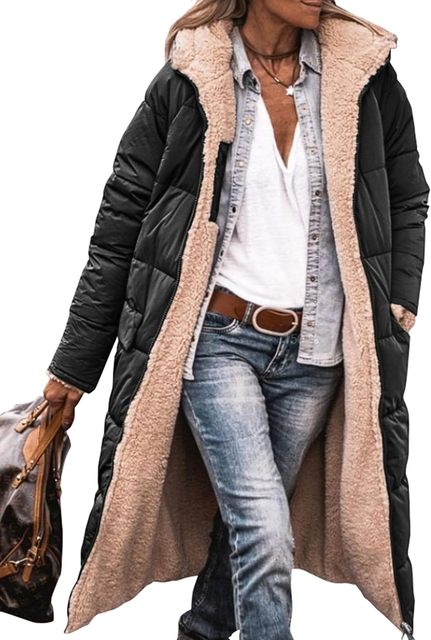 Chloe - Reversible Long Puffer Jacket