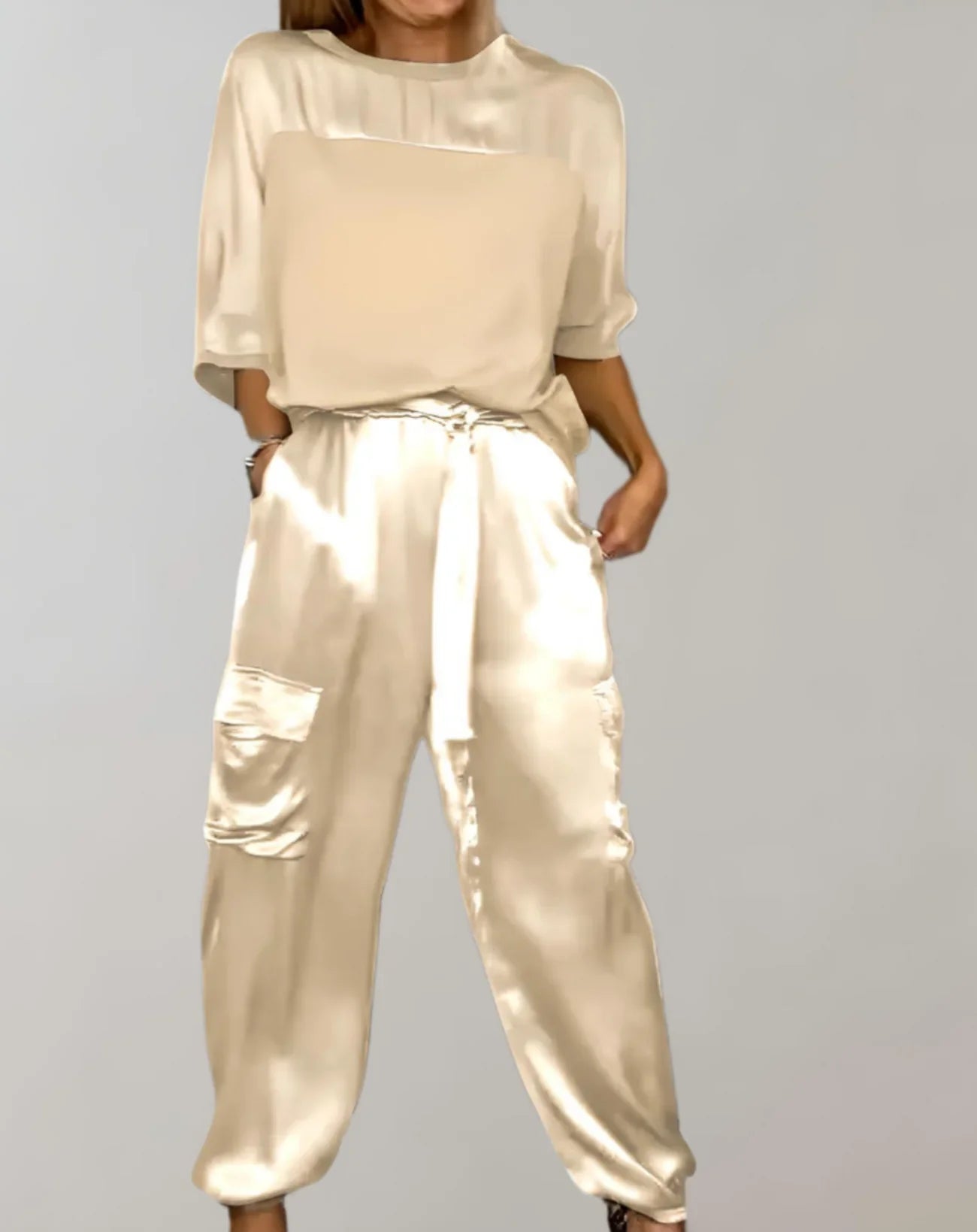 Harlow – Elegant and Sophisticated Satin Set