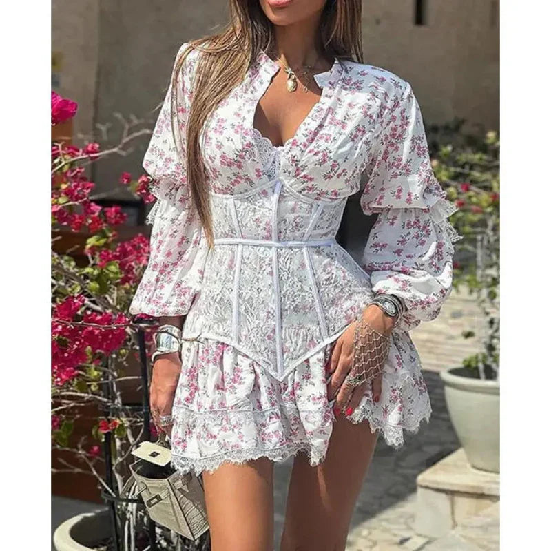 Joymie – Stylish Long-sleeved Mini Dress