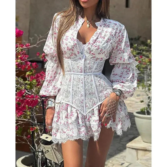 Joymie – Stylish Long-sleeved Mini Dress