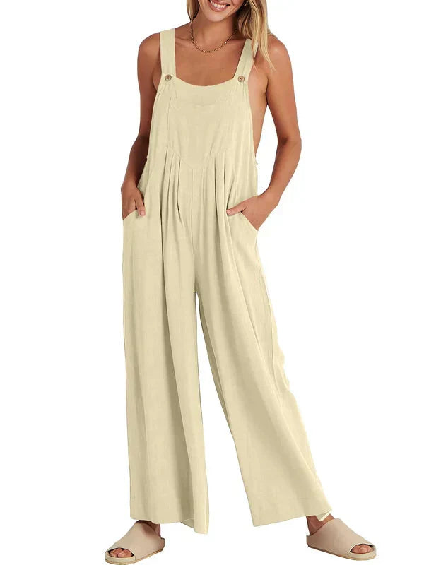Sorelle – Loose-fitting Linen Jumpsuit