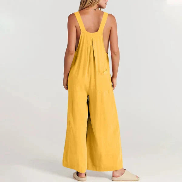 Sorelle – Loose-fitting Linen Jumpsuit
