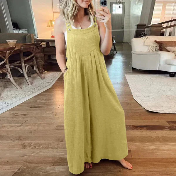 Sorelle – Loose-fitting Linen Jumpsuit