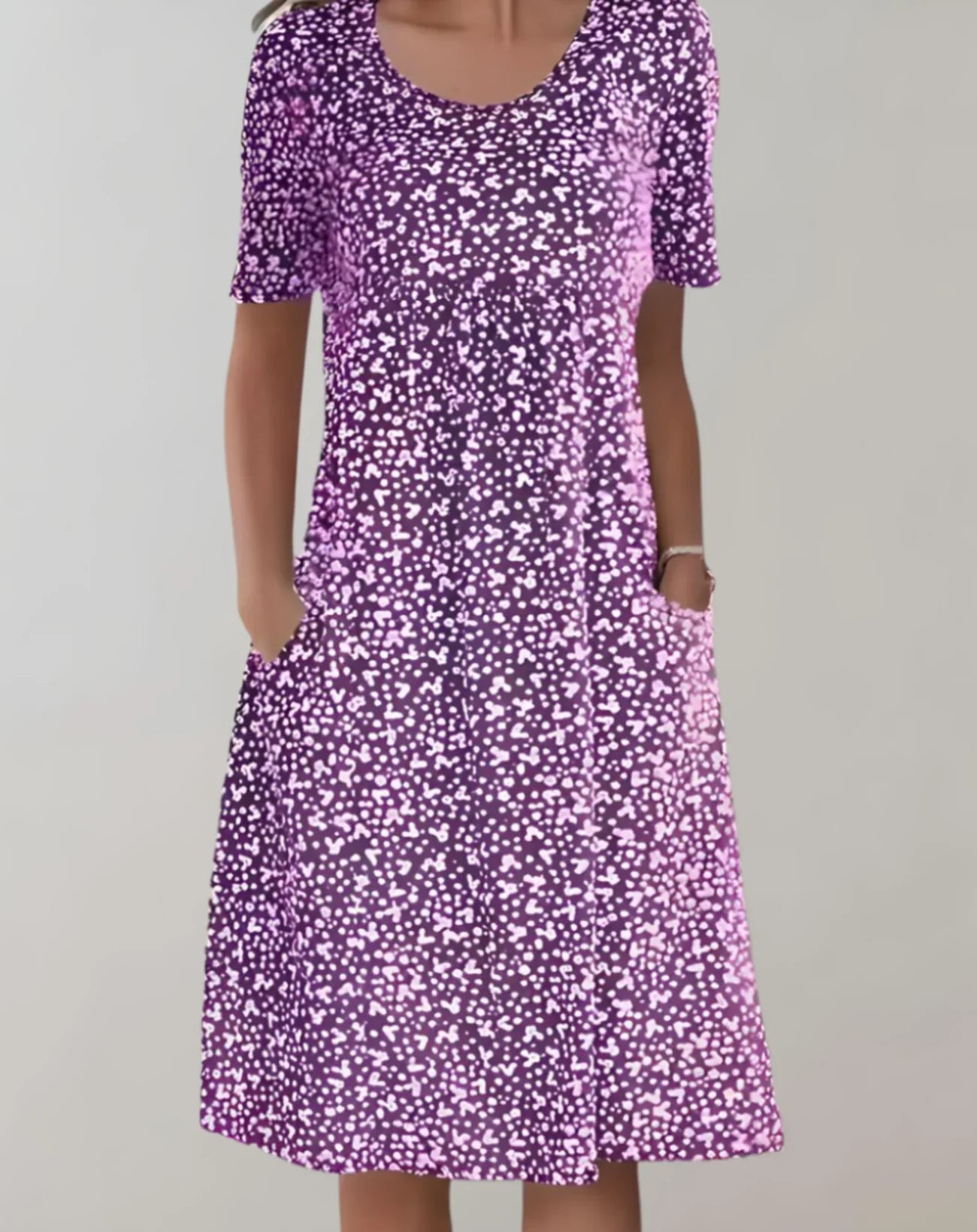 Jemima – Stylish Printed Midi Dress
