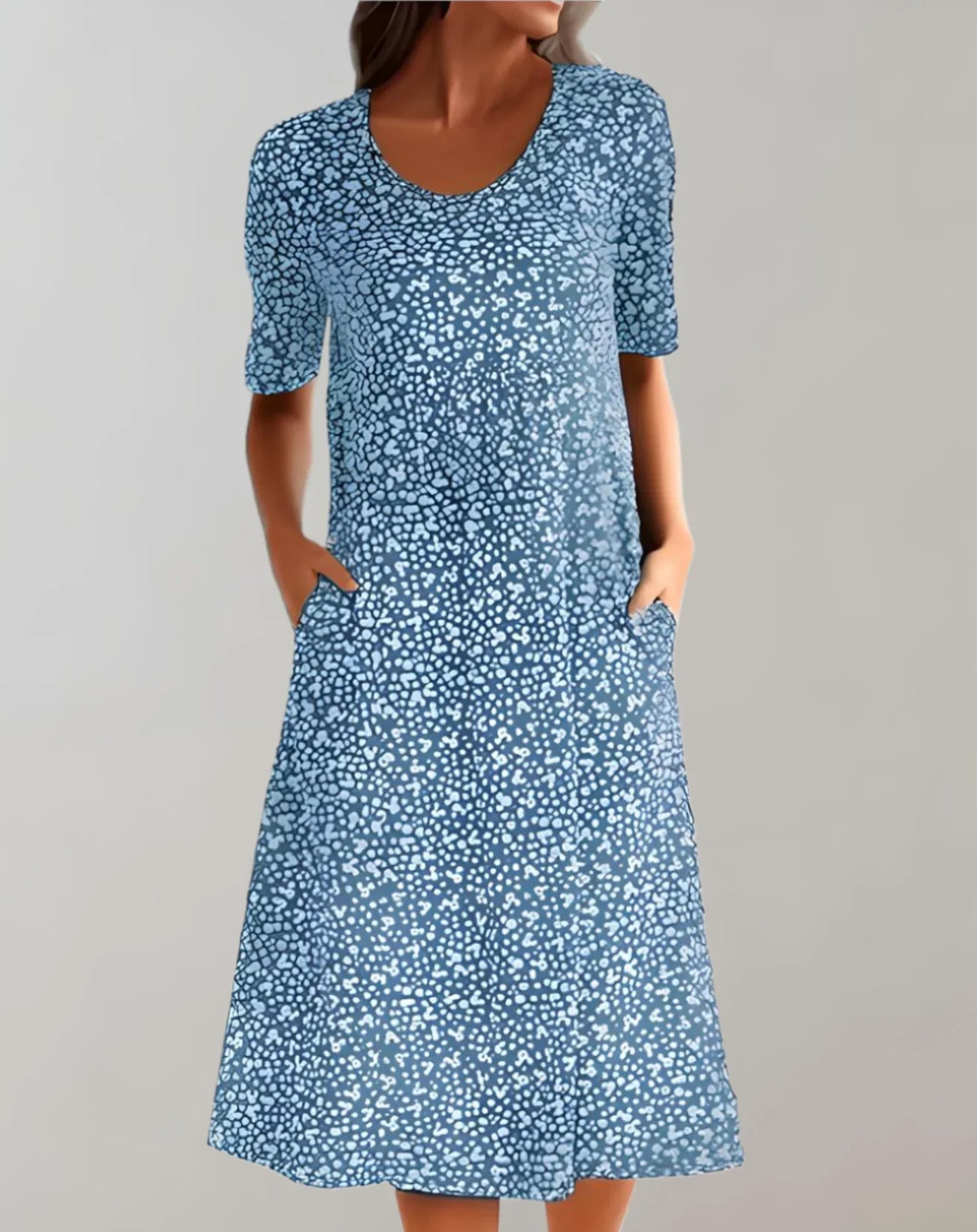 Jemima – Stylish Printed Midi Dress