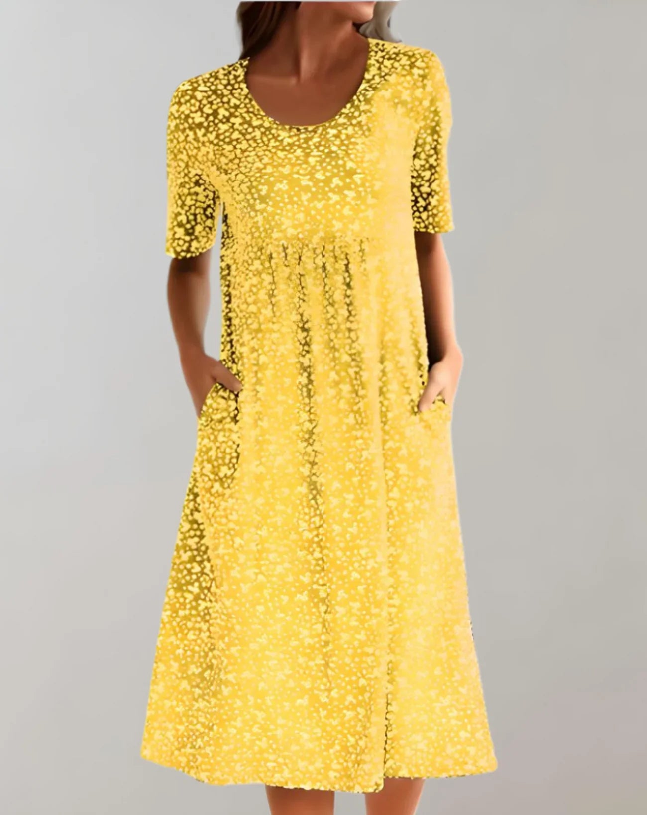 Jemima – Stylish Printed Midi Dress
