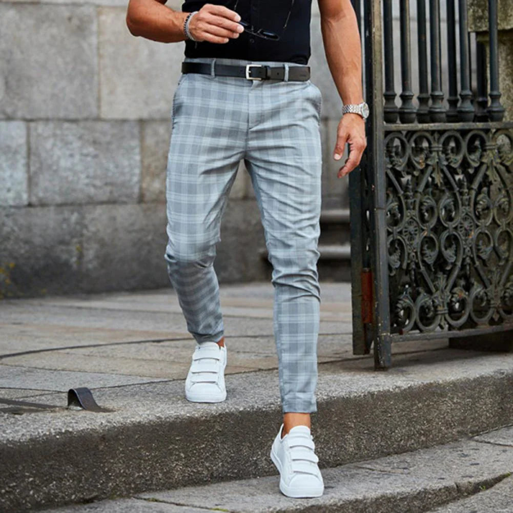 Landon – Slim Fit Cotton Trousers