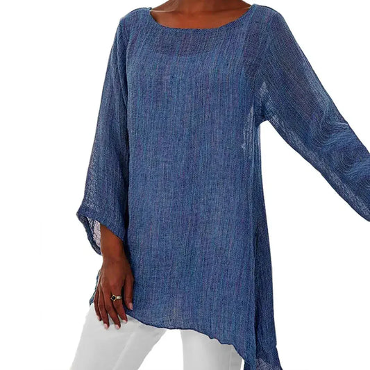 Margery – Cotton Linen Blouse