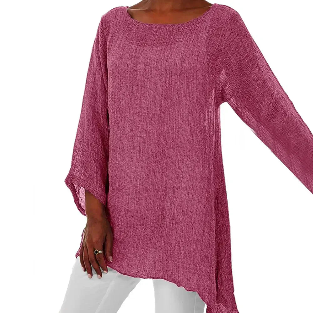 Margery – Cotton Linen Blouse