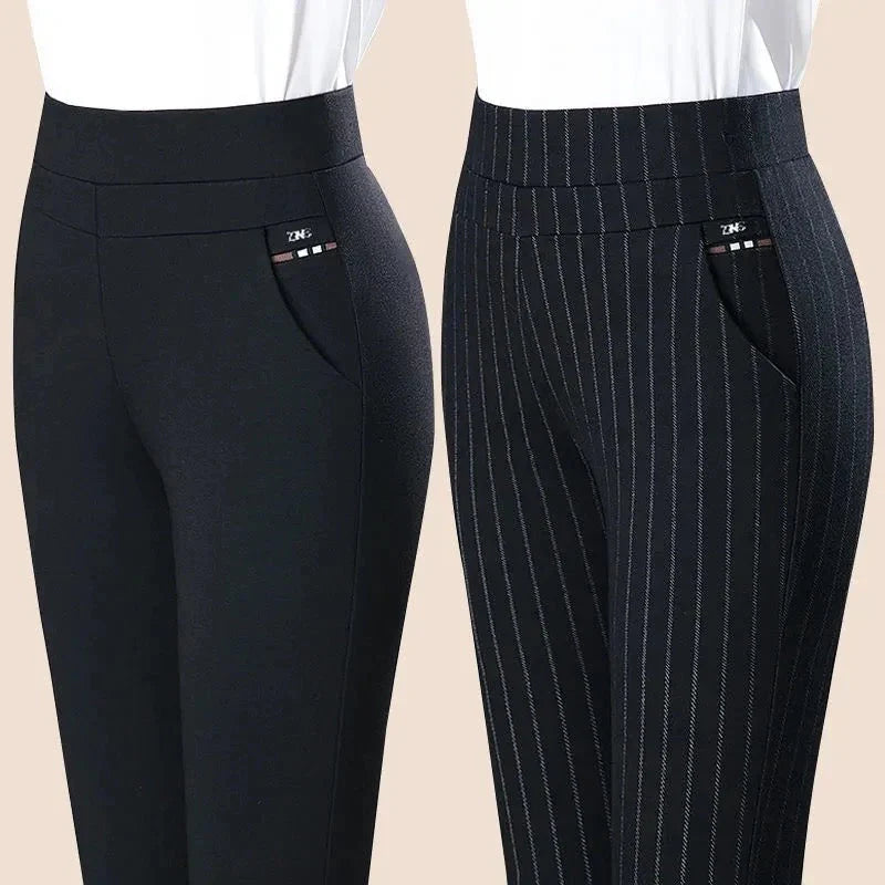 Jorelle – Elegant High-waisted Ankle Pants