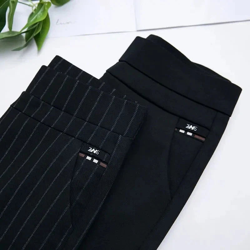 Jorelle – Elegant High-waisted Ankle Pants
