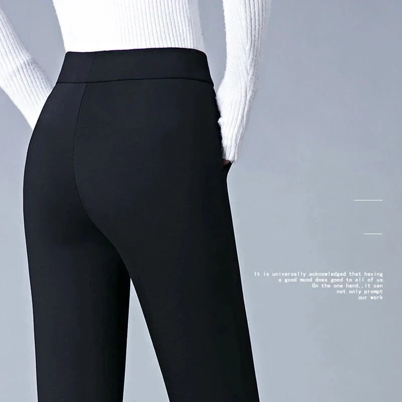 Jorelle – Elegant High-waisted Ankle Pants
