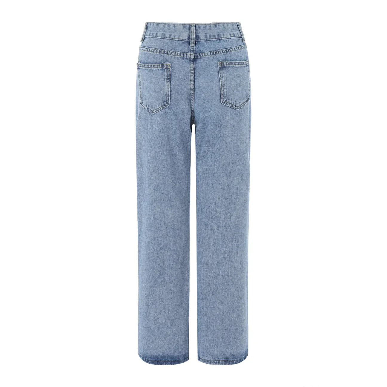 Grisella – Trendy High-waisted Wide-leg Jeans