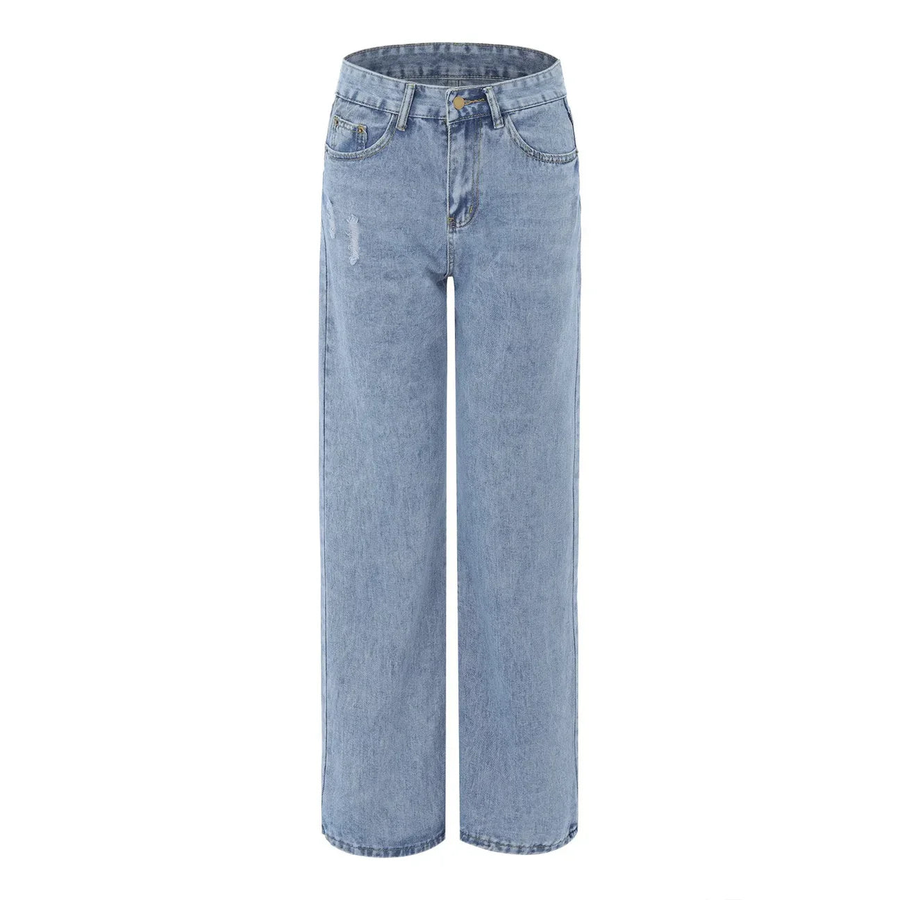Grisella – Trendy High-waisted Wide-leg Jeans