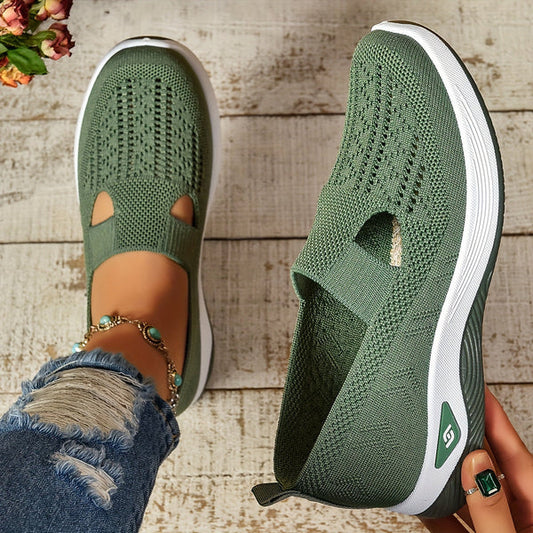 Enoia – Breathable Women's Knitted Sneakers