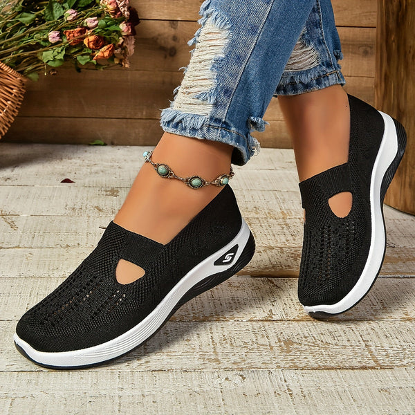 Enoia – Breathable Women's Knitted Sneakers