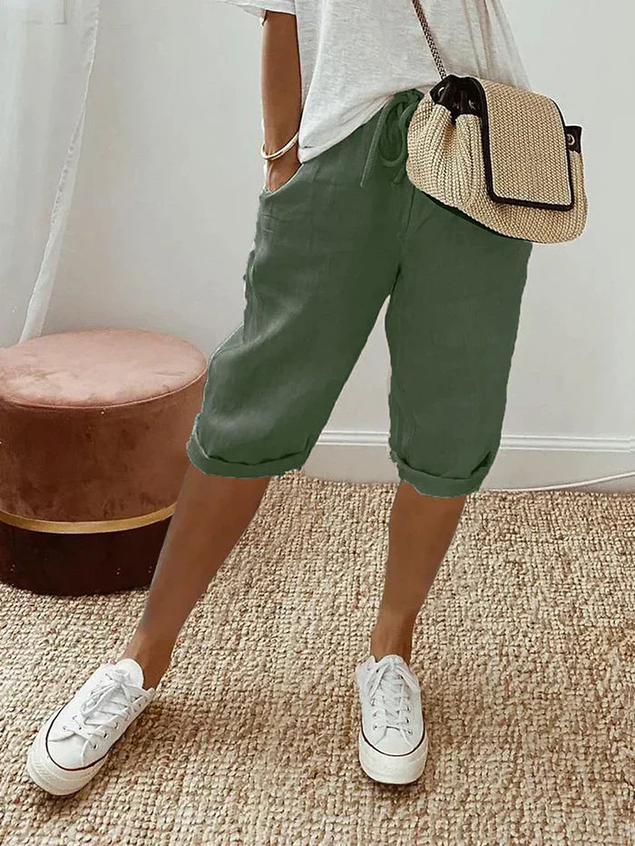 Callista – Casual Linen Shorts