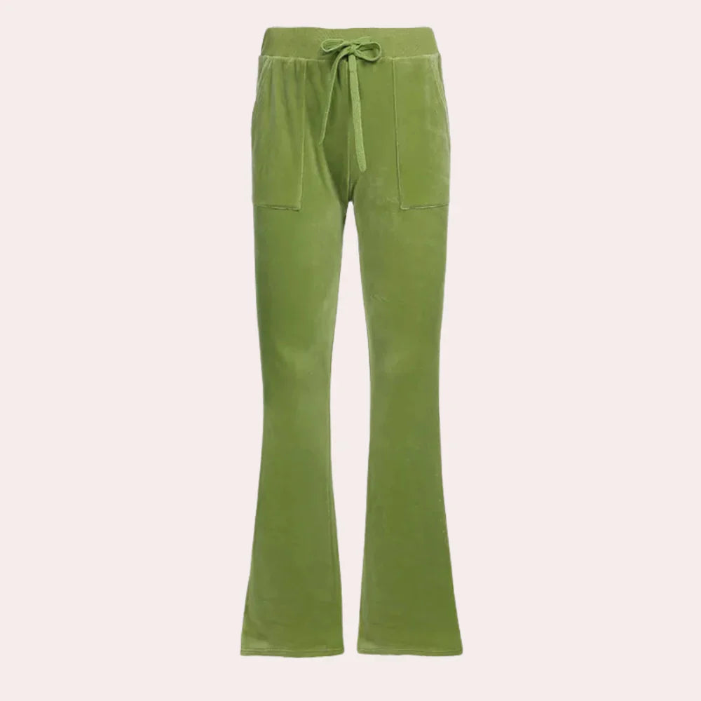 Isladora – Ultra-soft Low-waist Flared Trousers