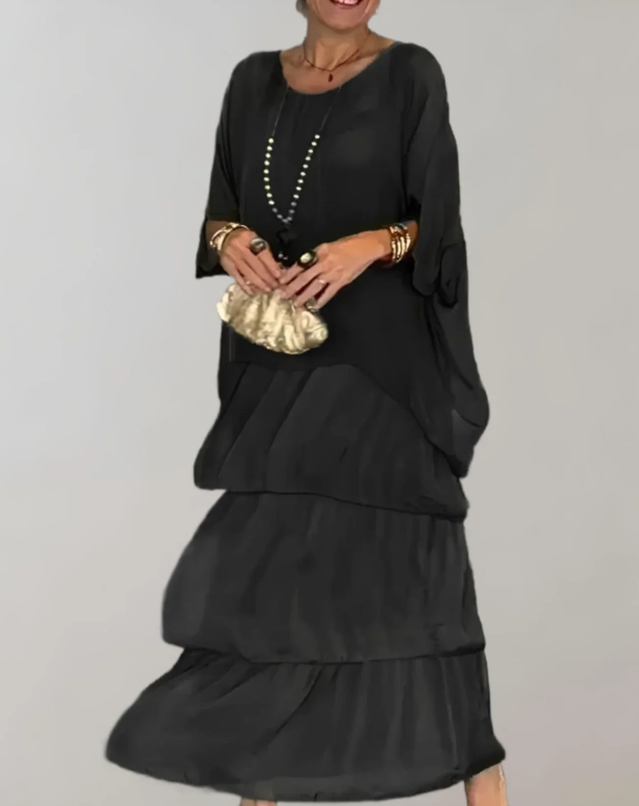 Snow – Elegant Maxikleid