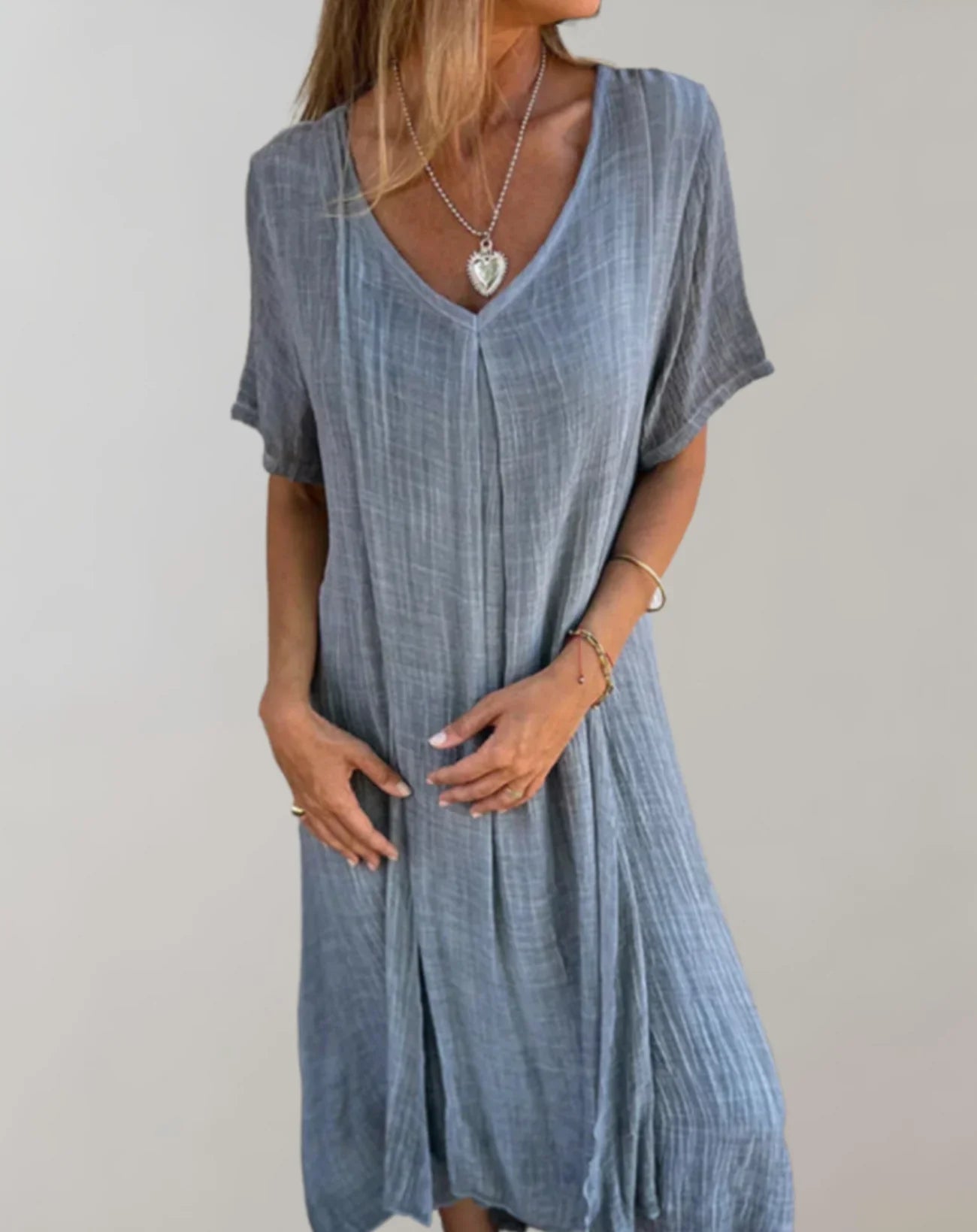 Darian – Lightweight Cotton Linen Dress