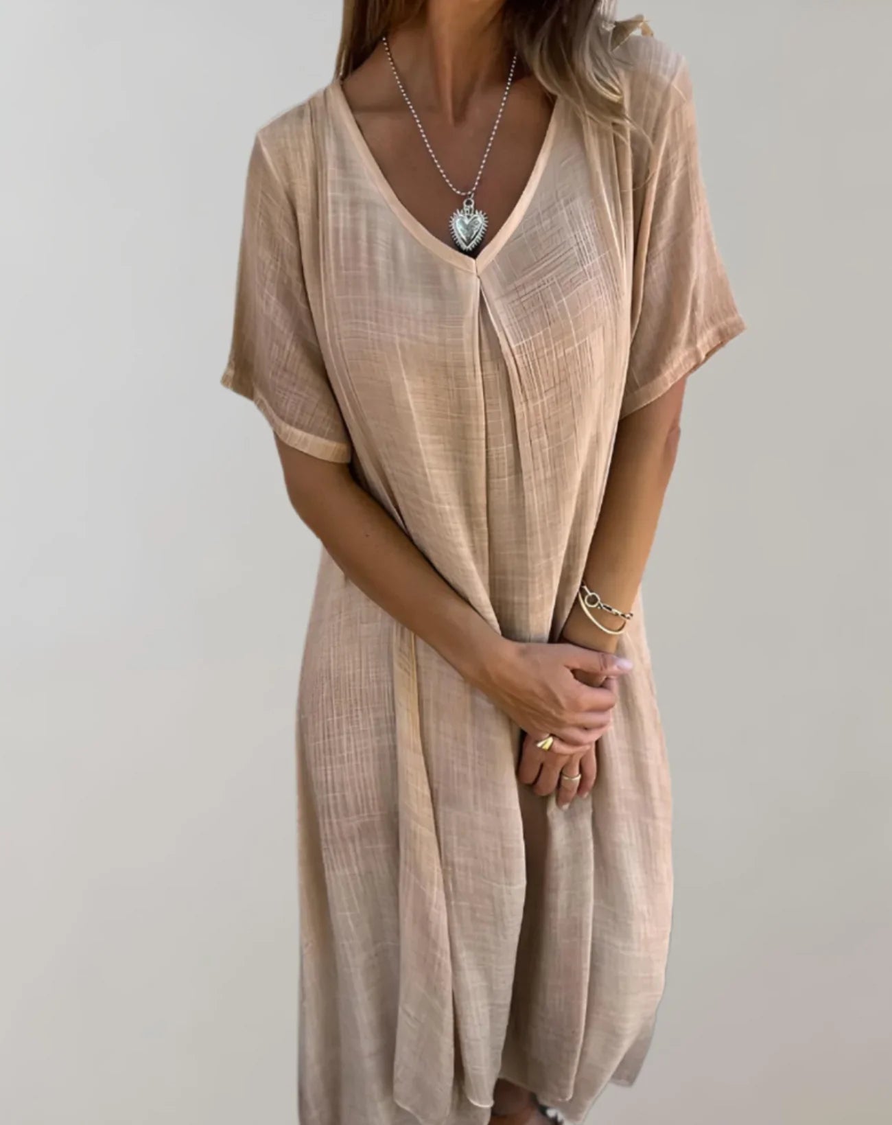 Darian – Lightweight Cotton Linen Dress