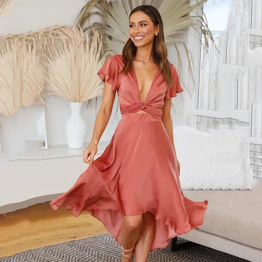 Vaila – Elegant Satin Dress