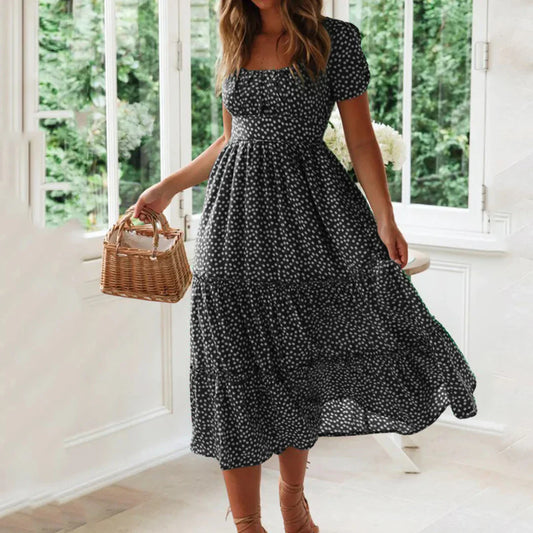 Mathilde – Charming Floral Tiered Dress
