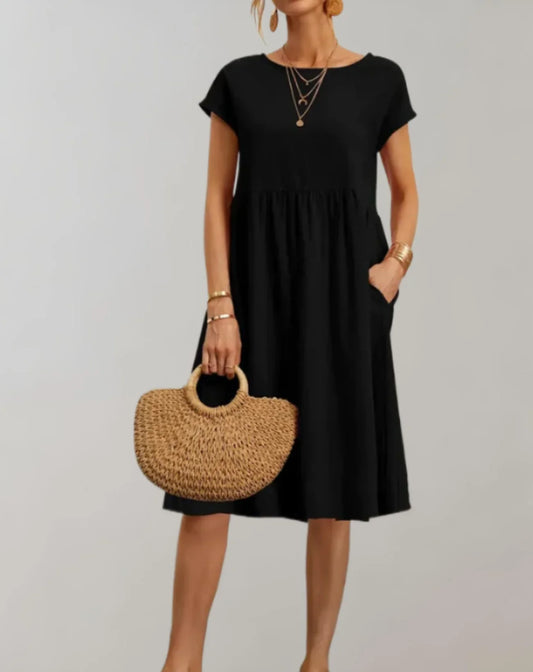Idalia – Trendy Cotton Linen Dress