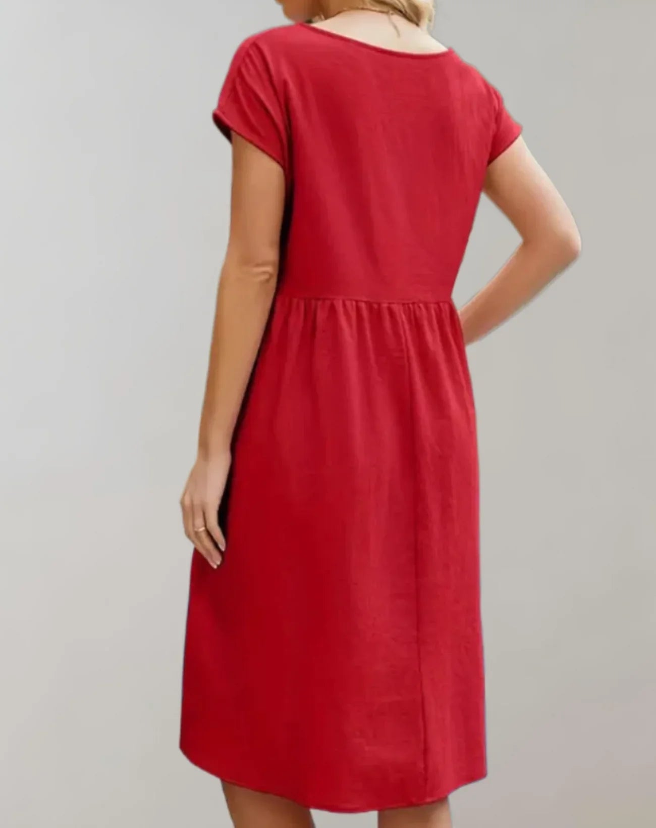 Idalia – Trendy Cotton Linen Dress