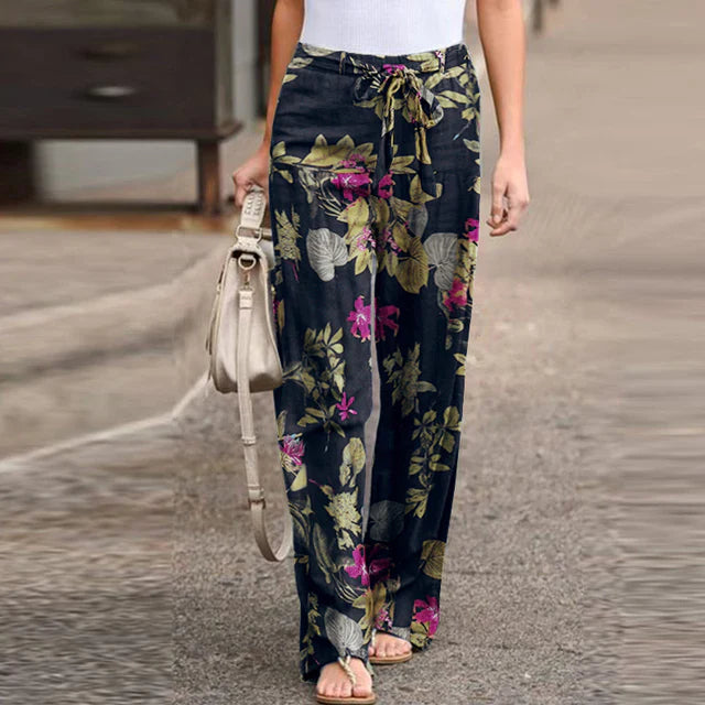 Lela – Casual linen trousers