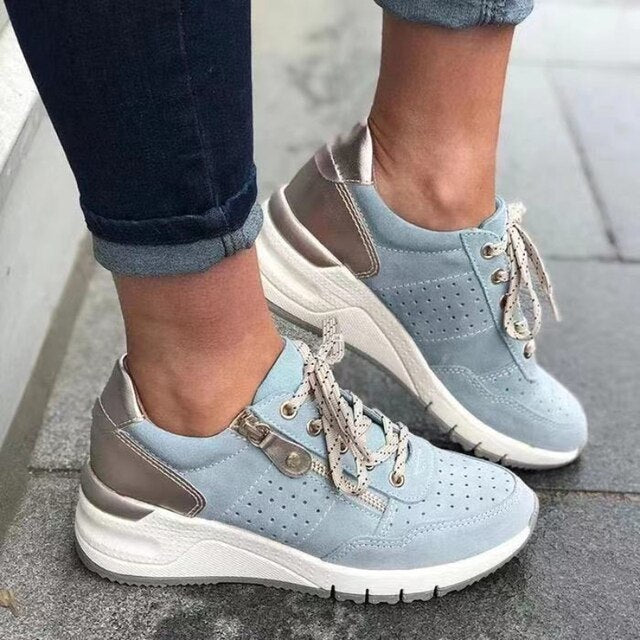 Nyah – Orthopedic wedge sneakers