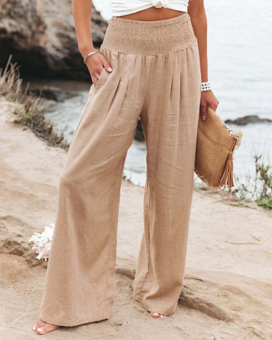 Aisling – High-quality Cotton Linen Trousers