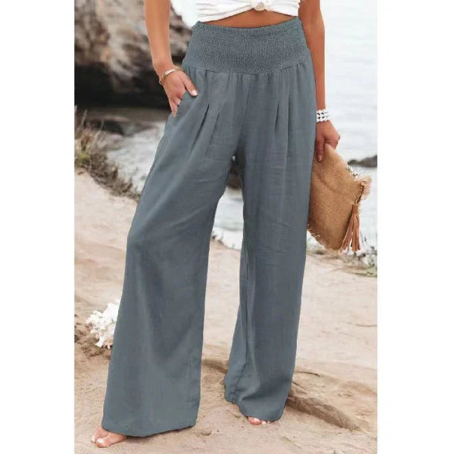 Aisling – High-quality Cotton Linen Trousers
