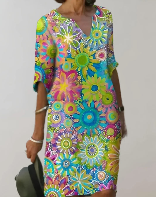 Fauna – Vibrant Floral Dress