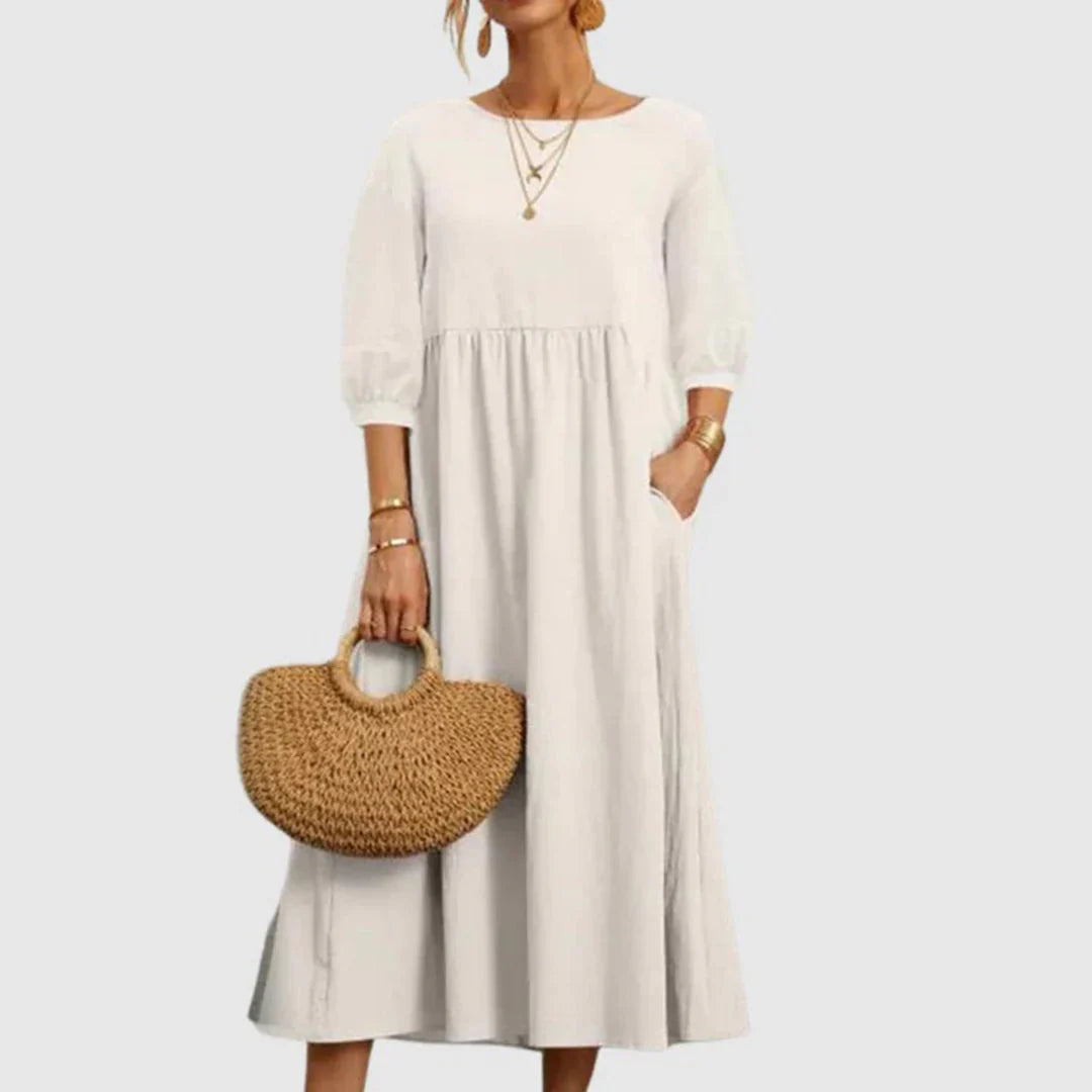 Nozara – Stylish Cotton Linen Dress