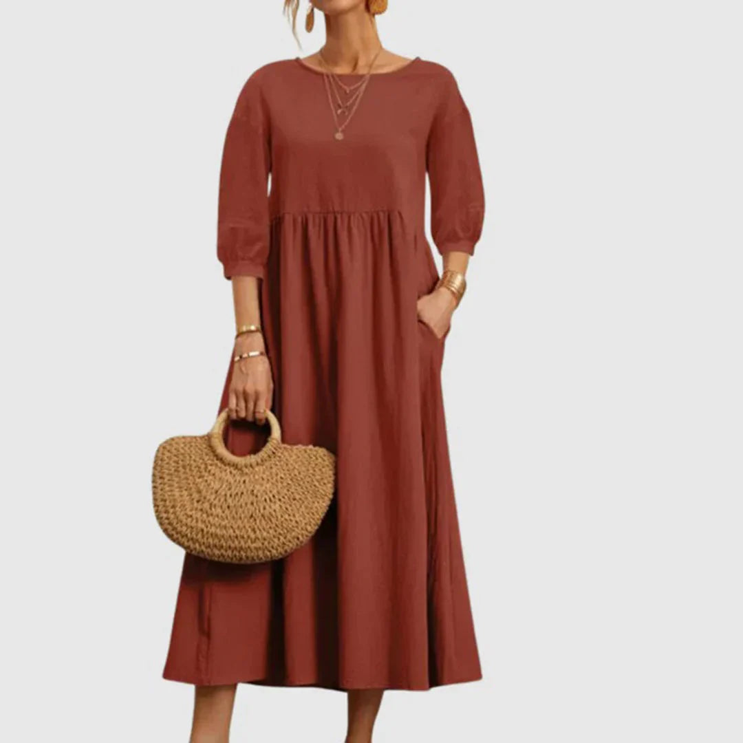 Nozara – Stylish Cotton Linen Dress