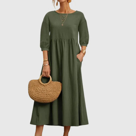 Nozara – Stylish Cotton Linen Dress