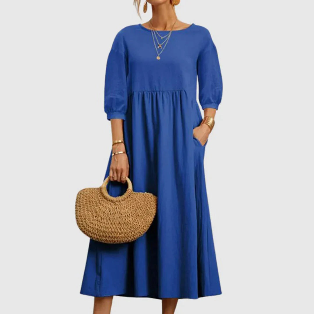 Nozara – Stylish Cotton Linen Dress