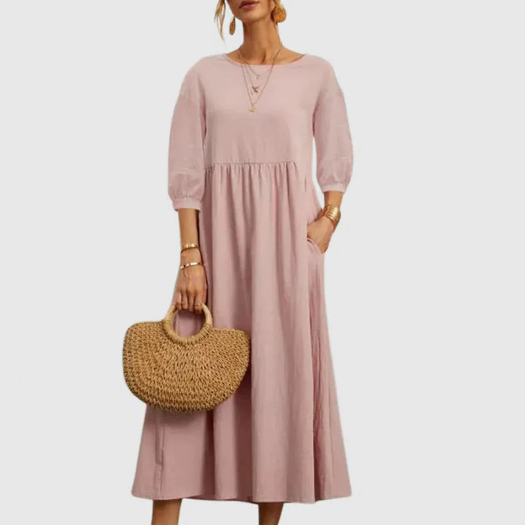 Nozara – Stylish Cotton Linen Dress