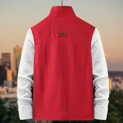 Breeze - Men's multi-pocket zip vest