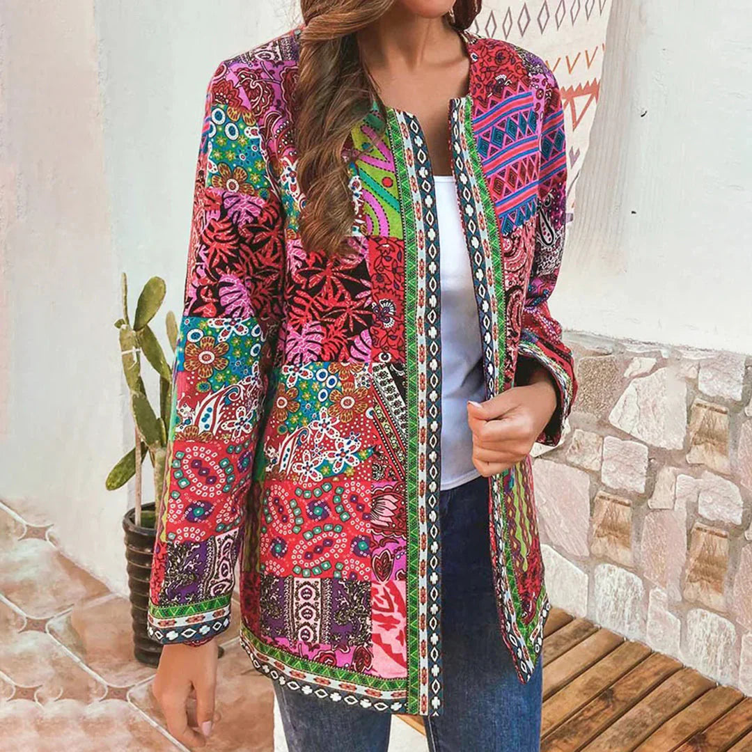 Zoryelle – Colorful Boho Patchwork Jacket