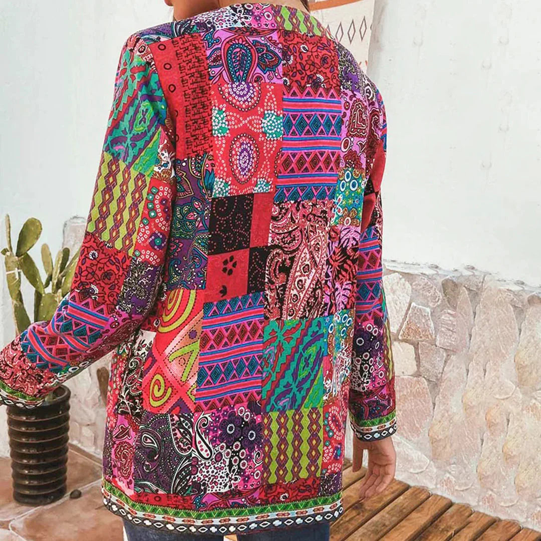 Zoryelle – Colorful Boho Patchwork Jacket
