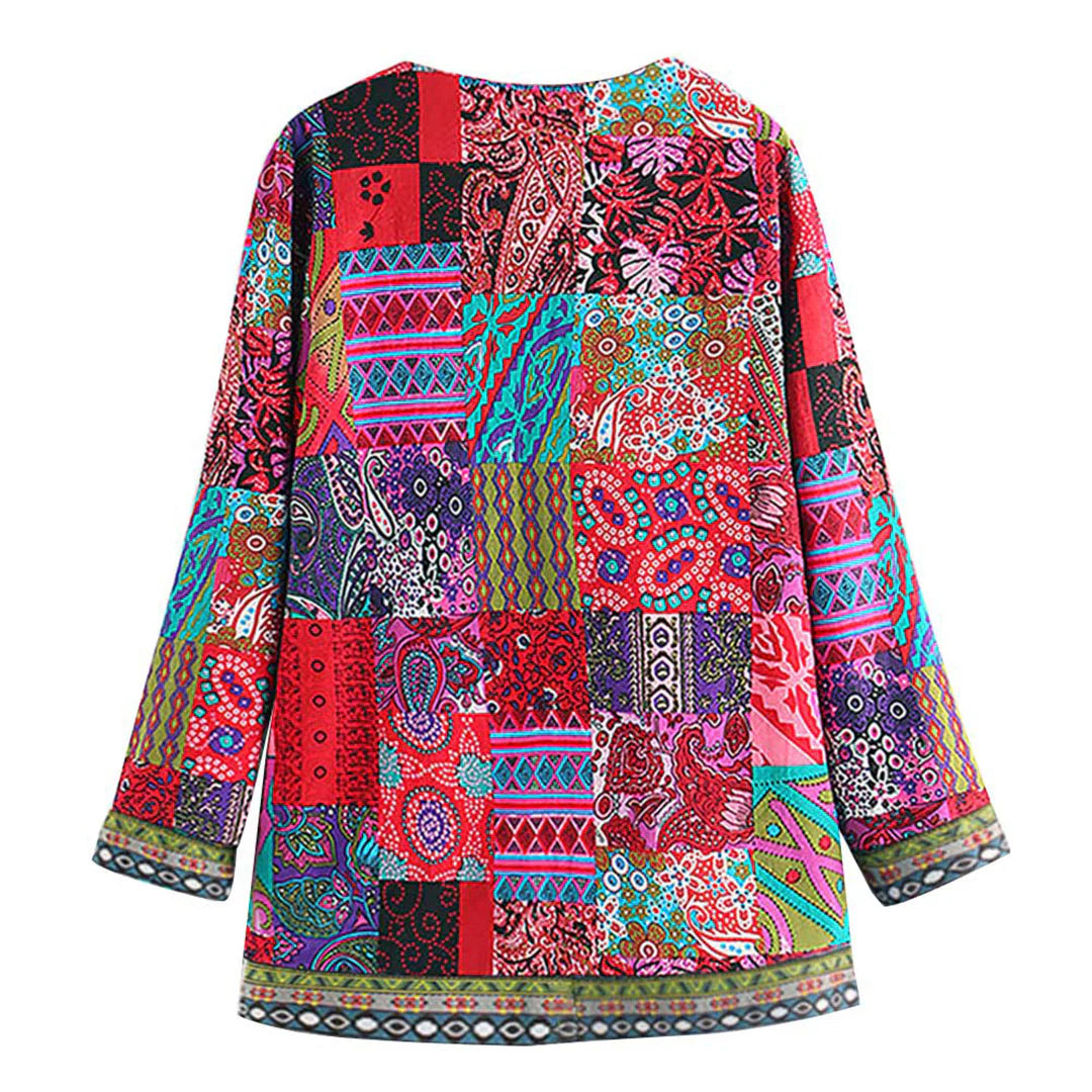 Zoryelle – Colorful Boho Patchwork Jacket