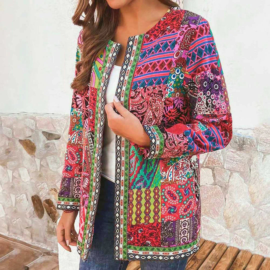 Zoryelle – Colorful Boho Patchwork Jacket