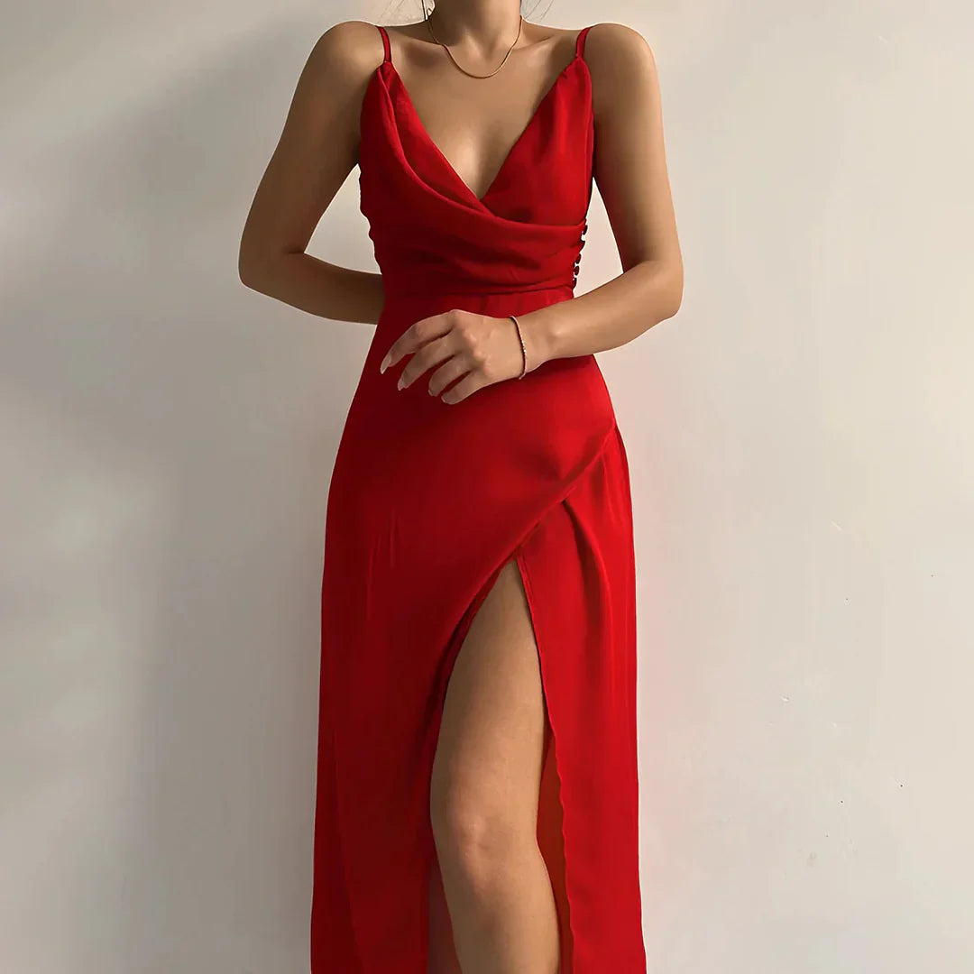 Selveria – Luxurious Satin Dress