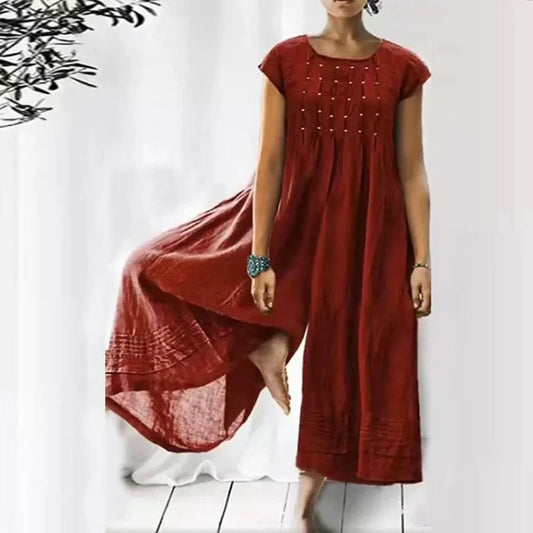 Sylmara – Breathable Cotton-Linen Dress