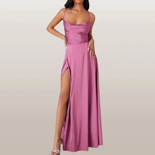Odessa – Elegant Satin Dress