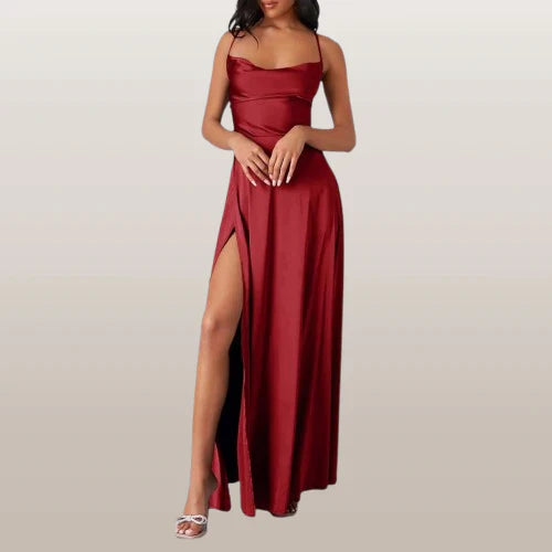 Odessa – Elegant Satin Dress