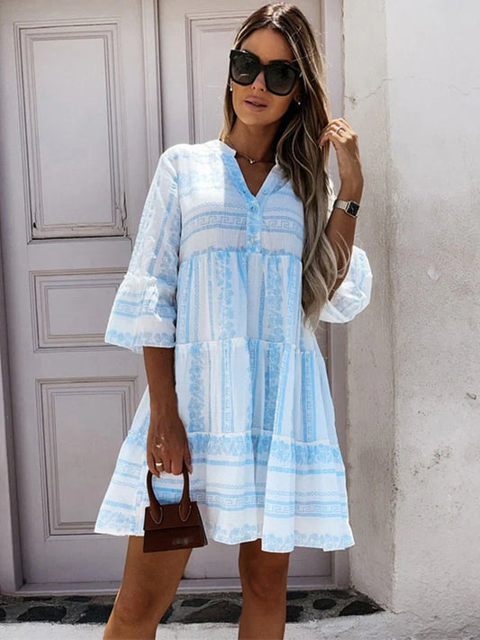Verna – Stylish Boho Tiered Dress