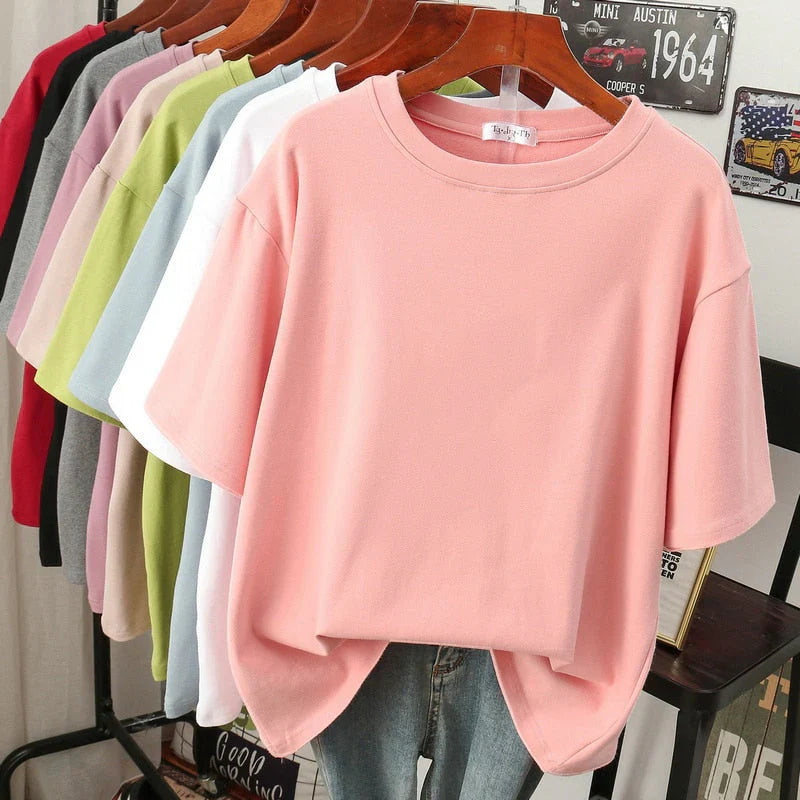 Rhoswen – Oversized Cotton T-Shirt